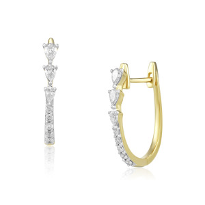 Cercei Aur 18k Diamante BLANCO'S