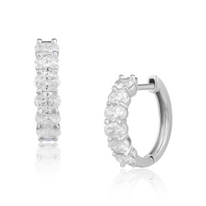 Cercei Aur 18k Diamante BLANCO'S