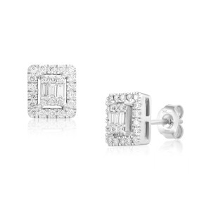 Cercei Aur 18k Diamante BLANCO'S