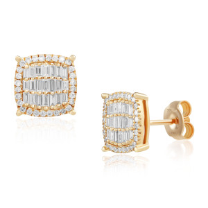 Cercei Aur 18k Diamante BLANCO'S