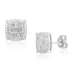 Cercei Aur 18k Diamante BLANCO'S