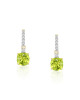 Cercei Aur 18k Diamante, Peridot DERUVO