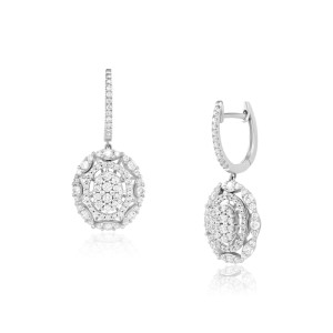 Cercei Aur 18k Diamante BLANCO'S