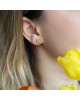 Cercei Aur 18k Diamante, Citrine DERUVO Cercei Aur 18k Diamante, Citrine DERUVO