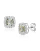 Cercei Aur 18k Diamante, Ametiste Verzi DERUVO Cercei Aur 18k Diamante, Ametiste Verzi DERUVO