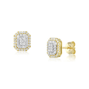 Cercei Aur 18k Diamante BLANCO'S