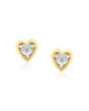 Cercei Inima Aur 18k Diamante BLANCO'S