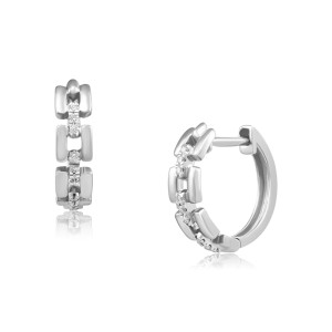 Cercei Aur 18k Diamante BLANCO'S