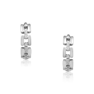 Cercei Aur 18k Diamante BLANCO'S