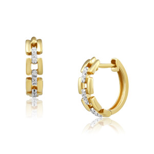 Cercei Aur 18k Diamante BLANCO'S