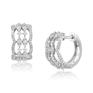 Cercei Aur 18k Diamante BLANCO'S