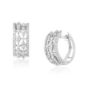 Cercei Aur 18k Diamante BLANCO'S