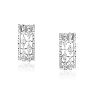 Cercei Aur 18k Diamante BLANCO'S