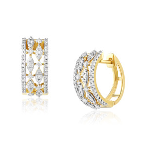 Cercei Aur 18k Diamante BLANCO'S