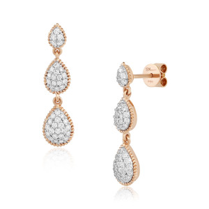 Cercei Aur 18k Diamante BLANCO'S