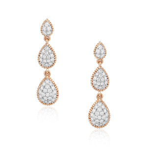 Cercei Aur 18k Diamante BLANCO'S