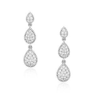 Cercei Aur 18k Diamante BLANCO'S