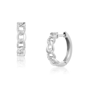 Cercei Aur 18k Diamante BLANCO'S
