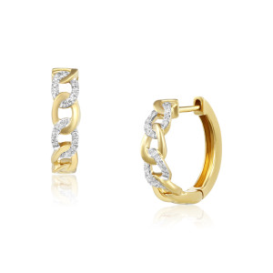 Cercei Aur 18k Diamante BLANCO'S