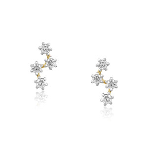 Cercei Aur 18k Diamante BLANCO'S