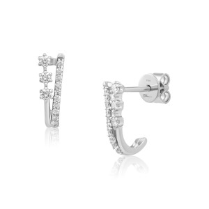 Cercei Aur 18k Diamante BLANCO'S