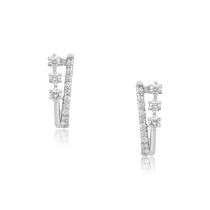 Cercei Aur 18k Diamante BLANCO'S
