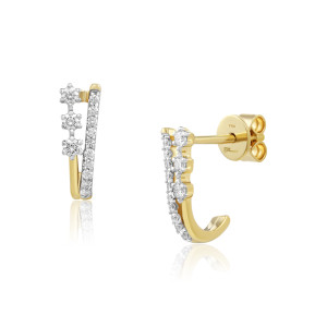 Cercei Aur 18k Diamante BLANCO'S