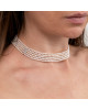 Colier Aur 18k Perla Cultura, Diamante PASSIONE PERLA