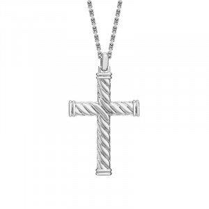 Pandantiv Cruce cu Lant Argint 925 LEO MARCUS