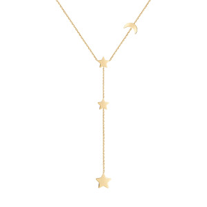 Colier Stele, Semiluna Aur 14k SABRINI