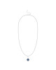 Pandantiv cu Lant Aur 18k Diamante, Safire, London Blue Topaz DERUVO