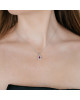 Pandantiv cu Lant Aur 18k Diamante, Rubin DERUVO Pandantiv cu Lant Aur 18k Diamante, Rubin DERUVO