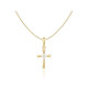 Pandantiv Cruce cu Lant Aur 18k Diamante BLANCO'S