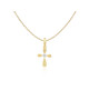Pandantiv Cruce cu Lant Aur 18k Diamante BLANCO'S
