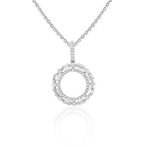 Pandantiv cu Lant Aur 18k Diamante BLANCO'S