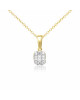 Pandantiv cu Lant Aur 18k Diamante BLANCO'S