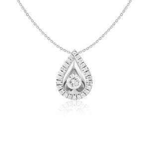 Pandantiv cu Lant Aur 18k Diamante BLANCO'S