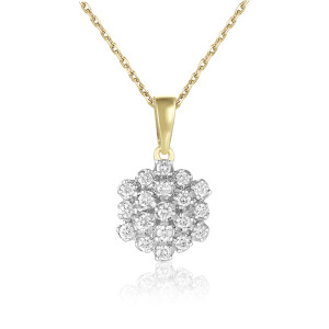 Pandantiv Aur 18k Diamante BLANCO'S