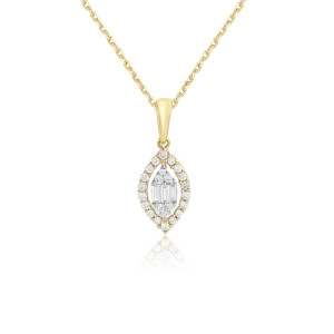 Pandantiv Aur 18k Diamante BLANCO'S