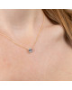 Pandantiv cu Lant Aur 18k Diamante BLANCO'S