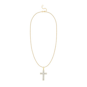 Pandantiv Cruce Aur 18k Diamante BLANCO'S