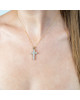 Pandantiv Cruce Aur 18k Diamante BLANCO'S