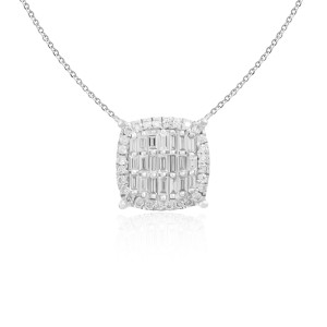 Pandantiv cu Lant Aur 18k Diamante BLANCO'S