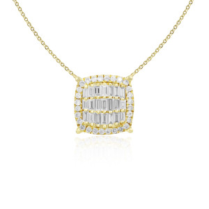 Pandantiv cu Lant Aur 18k Diamante BLANCO'S