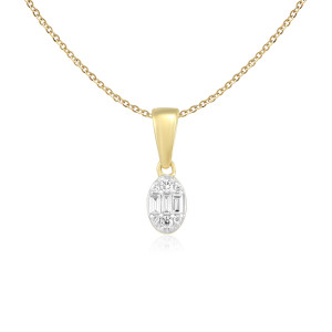 Pandantiv cu Lant Aur 18k Diamante BLANCO'S