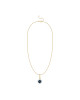 Pandantiv Aur 18k Diamante, London Blue Topaz DERUVO
