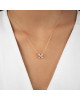 Colier Fluture Aur 18k Diamante BLANCO'S