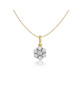 Pandantiv Floare cu Lant Aur 18k Diamante BLANCO'S Pandantiv Floare cu Lant Aur 18k Diamante BLANCO'S