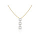 Pandantiv cu Lant Aur 18k Diamante BLANCO'S