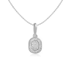 Pandantiv cu Lant Aur 18k Diamante BLANCO'S